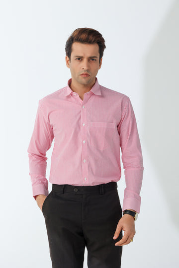 Pink striped Men's shirt