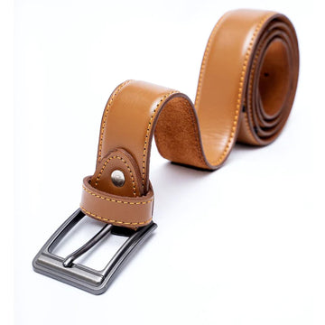 Leather Belt Light Brown