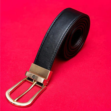 Wrinkle Free Dark Brown & Black Reversible Leather Belts
