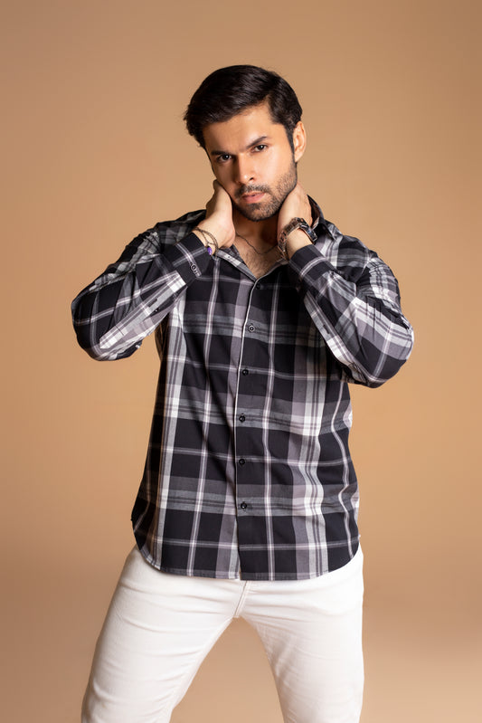Noir Patch Executive Shirt